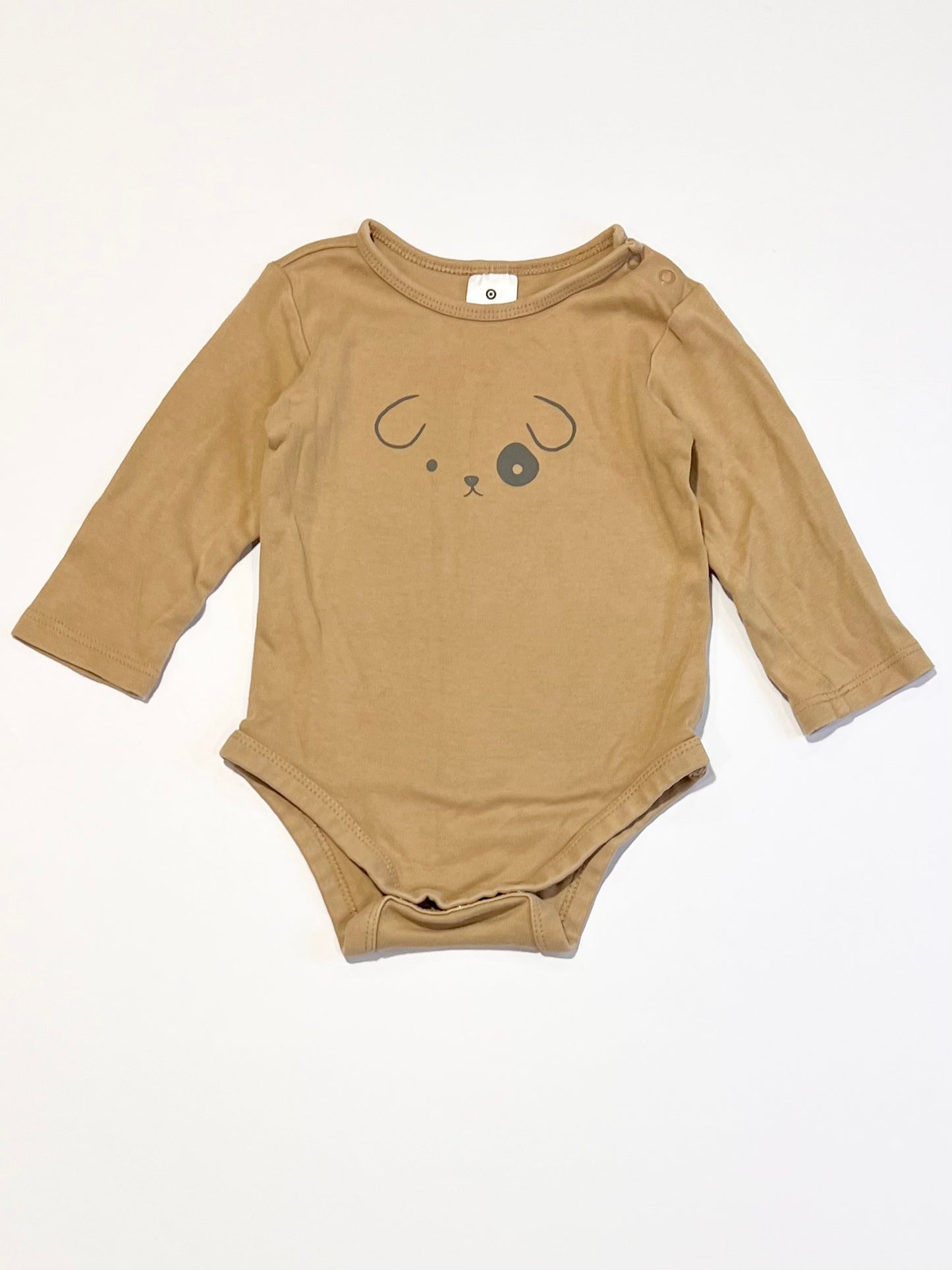 Brown puppy bodysuit - Size 0