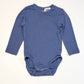Blue ribbed bodysuit - Size 6-9 months