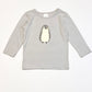 Grey penguin top - Size 0