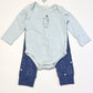 Blue bear set brand new - Size 0