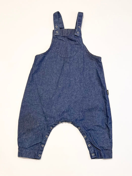 Blue chambray overalls - Size 0