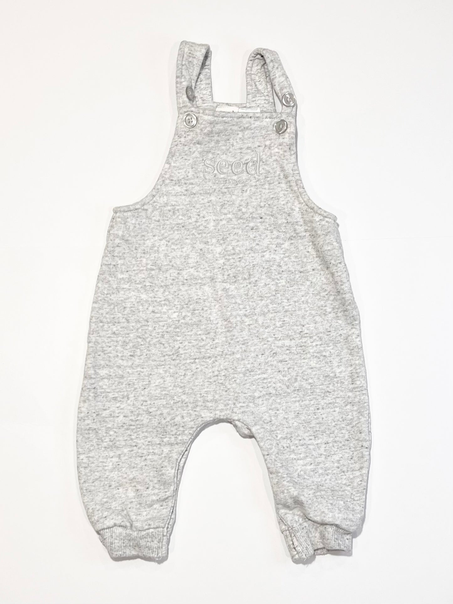 Grey fleece overalls - Size 0