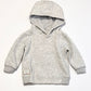 Grey zigzag hoodie - Size 0