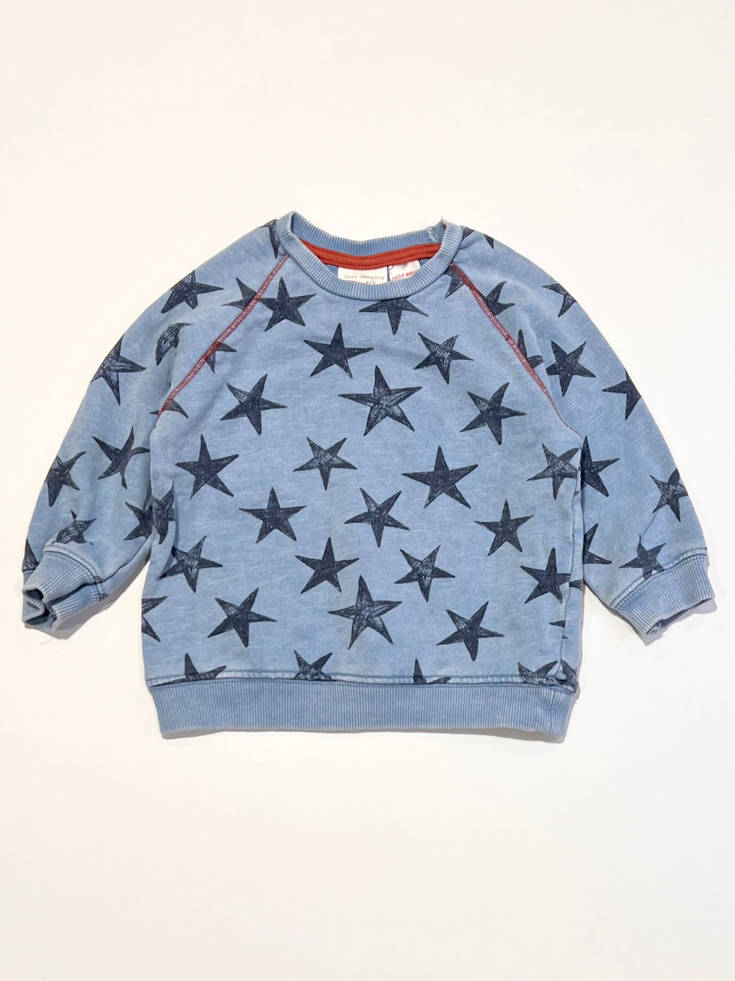 Blue stars sweater - Size 6-9 months