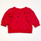 Red animals sweater - Size 0