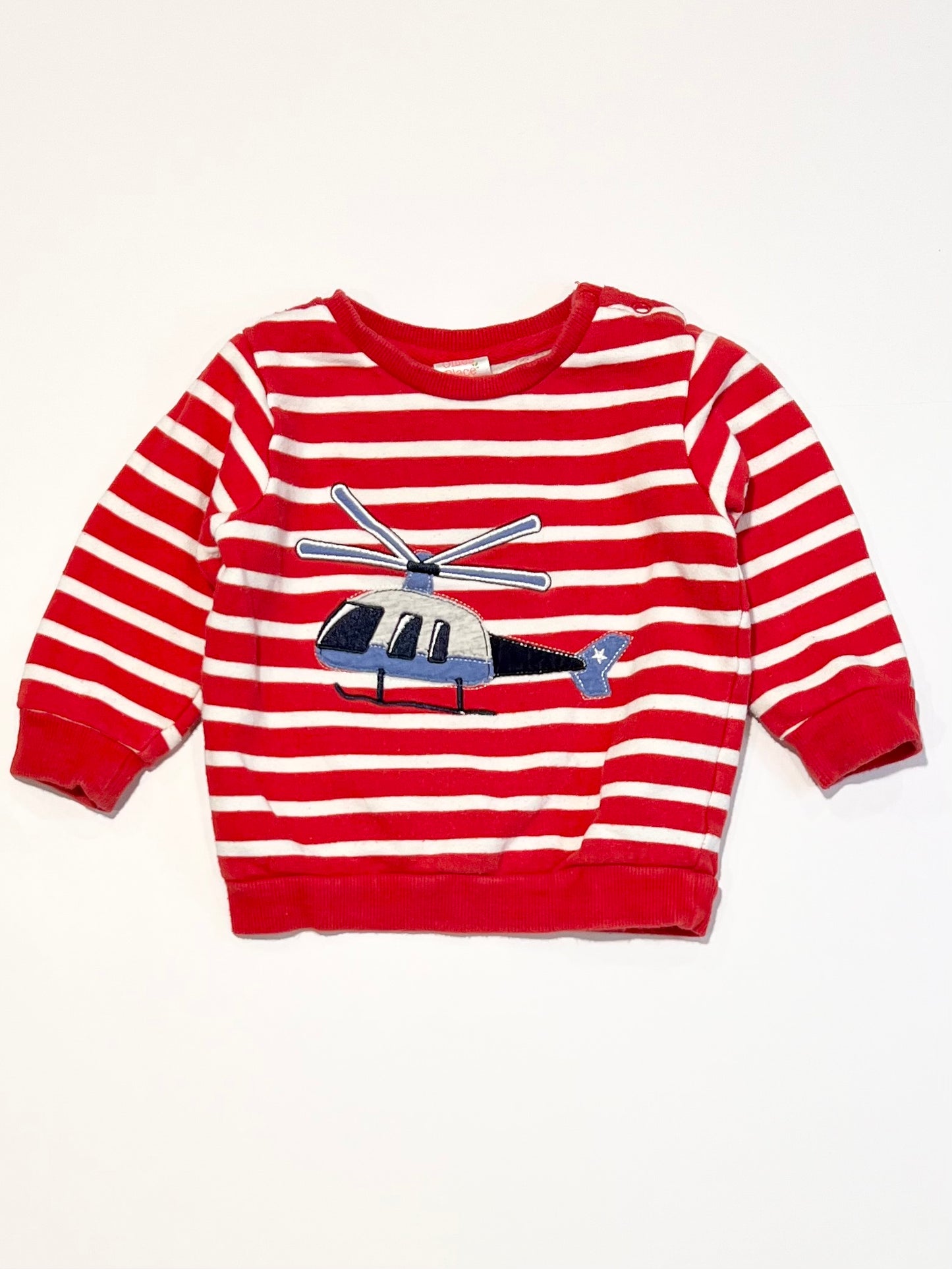 Striped helicopter sweater - Size 0