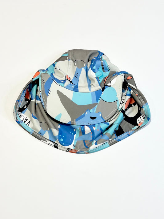 Sharks swim hat - Size 5-6 years