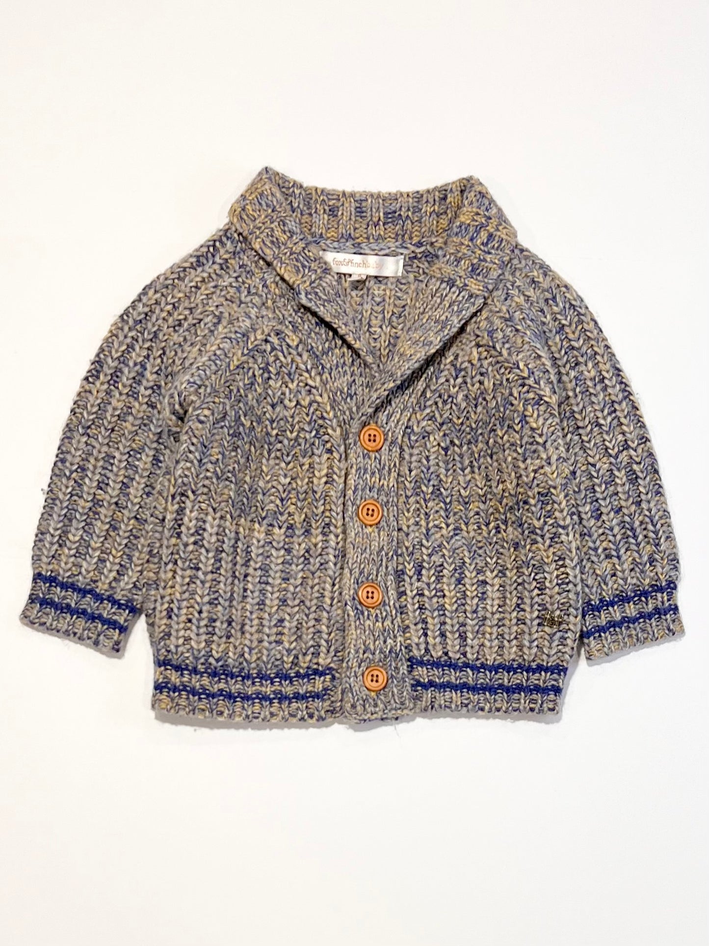 Grey knit cardigan - Size 6-9 months