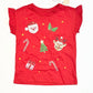 Sequined Christmas tee brand new - Size 5