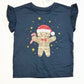 Sequined Christmas tee brand new - Size 5