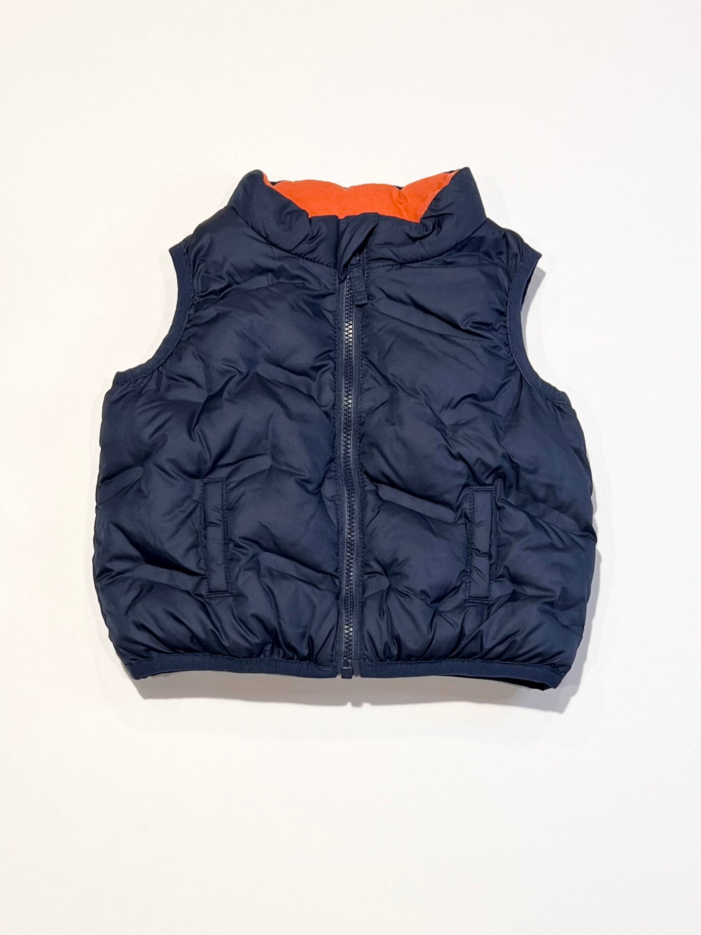 Navy puffer vest - Size 0