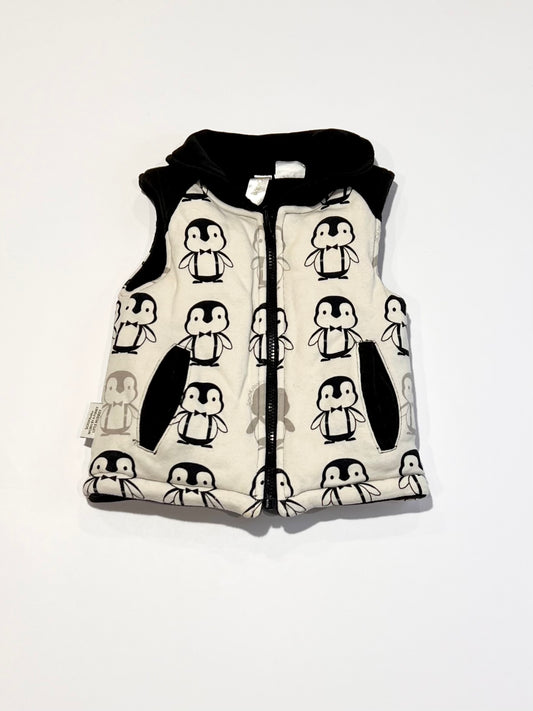 Penguins padded vest - Size 0