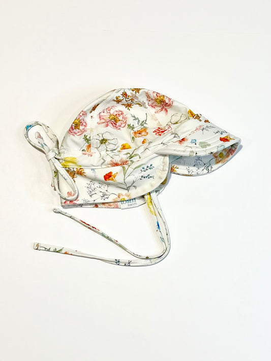 Leafy swim hat - Size newborn