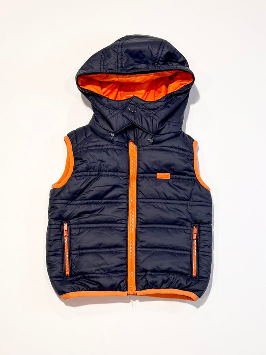 Hooded puffer vest - Size 0