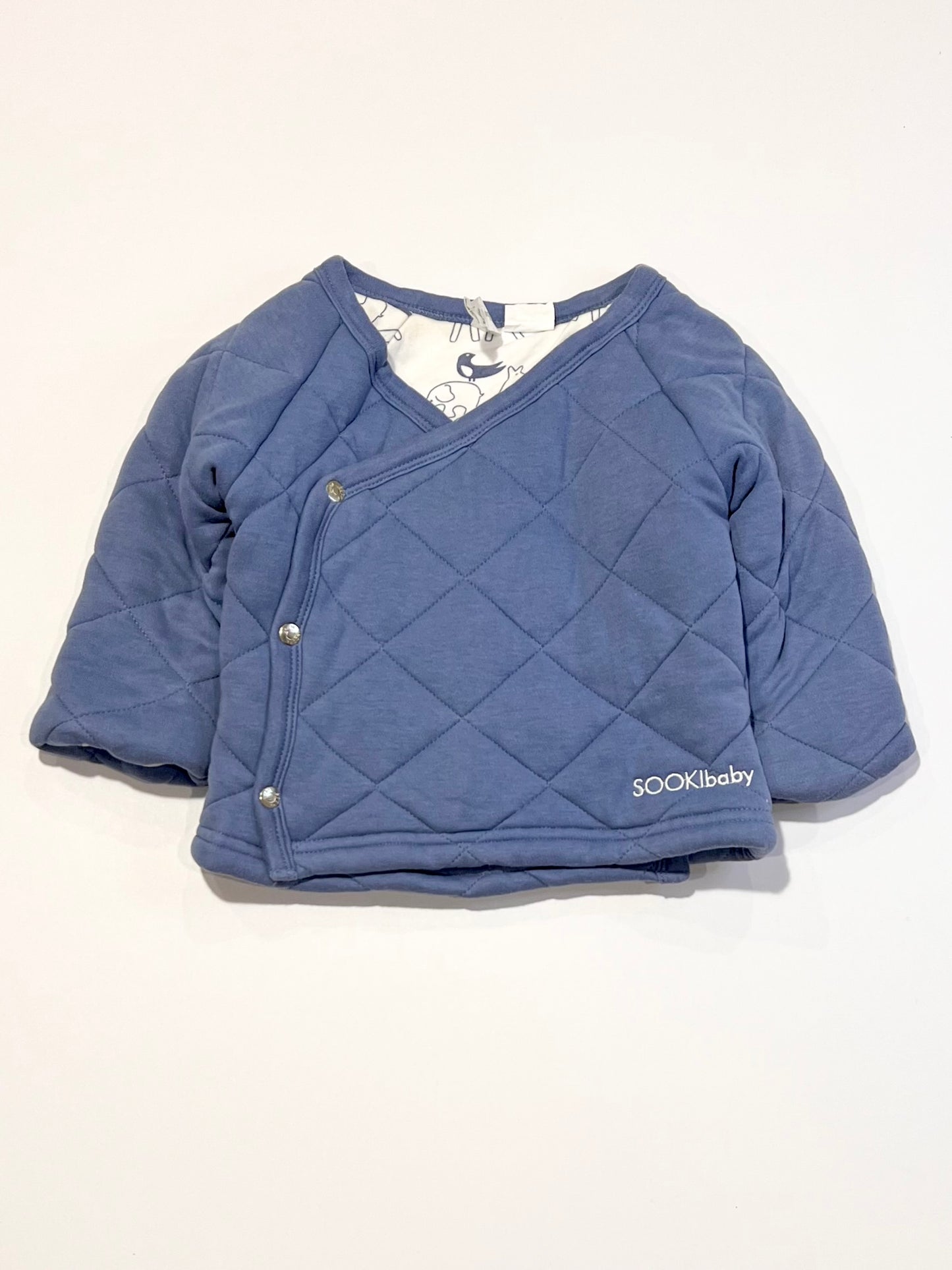 Blue quilted jacket - Size 0