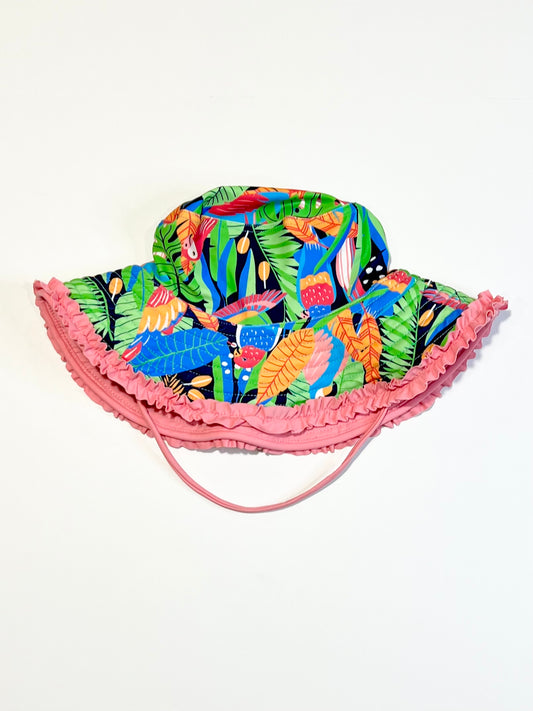 Leafy birds swim hat - Size 3-4 years