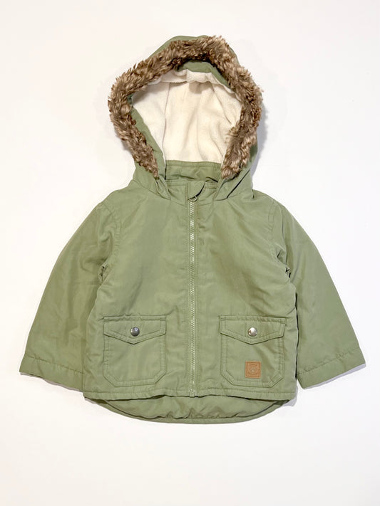 Green zip jacket - Size 0