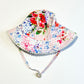 Floral swim hat - Size 0-12 months