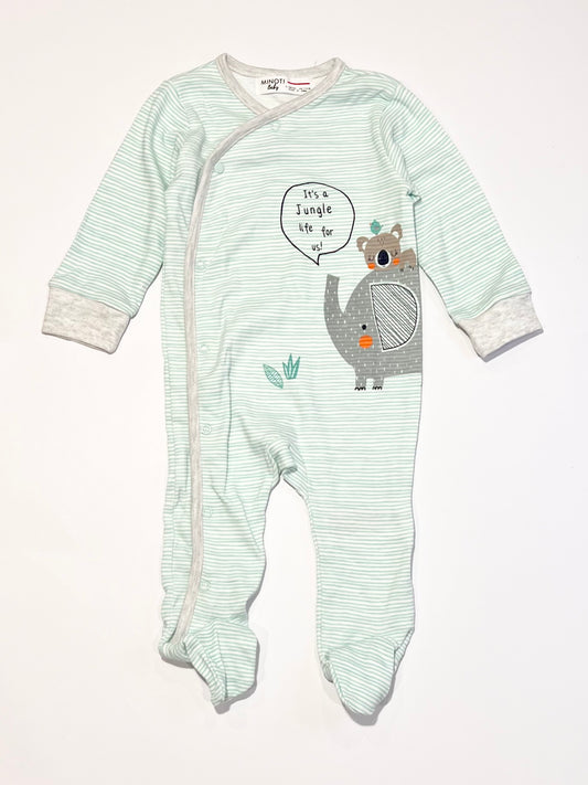 Jungle life onesie - Size 6-9 months