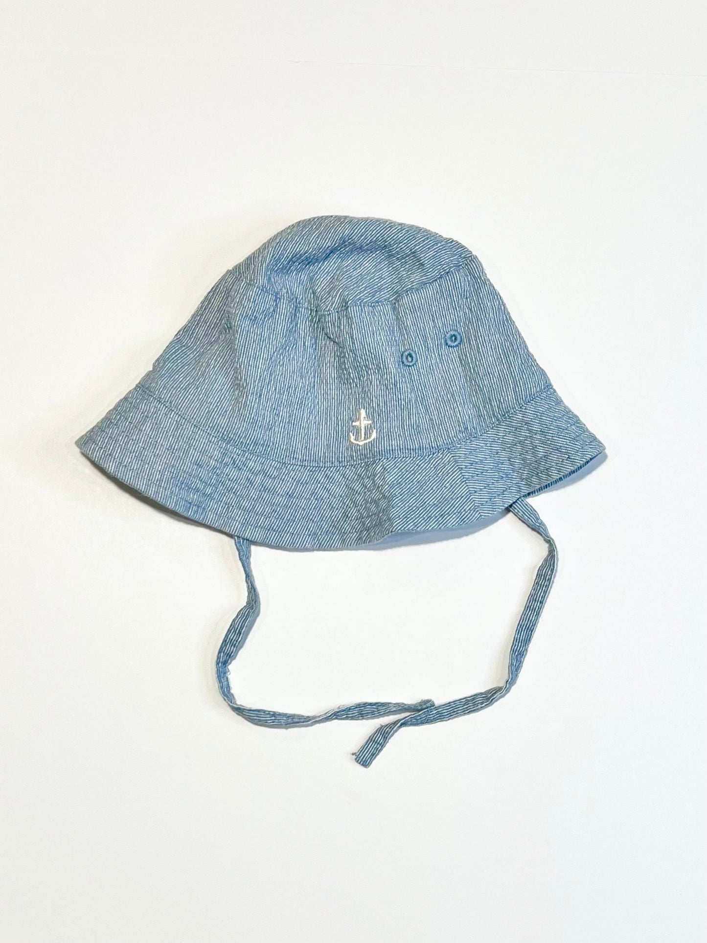 Striped anchor hat - Size 4-6 months