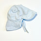 Blue muslin flap cap - Size 2