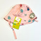 Pink owls sun hat brand new - Size 1