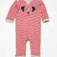 Ribbed dog onesie - Size 6-9 months