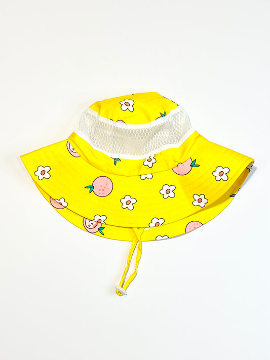 Fruity floral sun hat - Size 5+