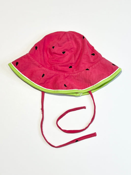 Jersey watermelon hat - Size 12-24 months