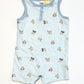 Blue character romper - Size 2
