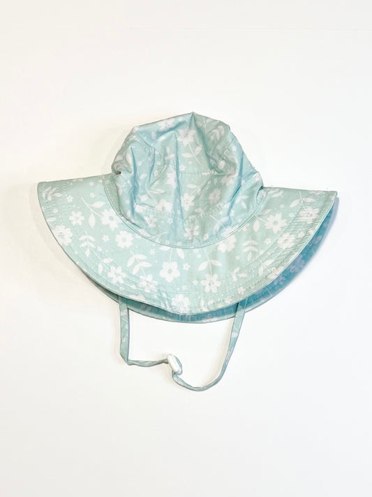 Floral sun hat - Size 6-12 months