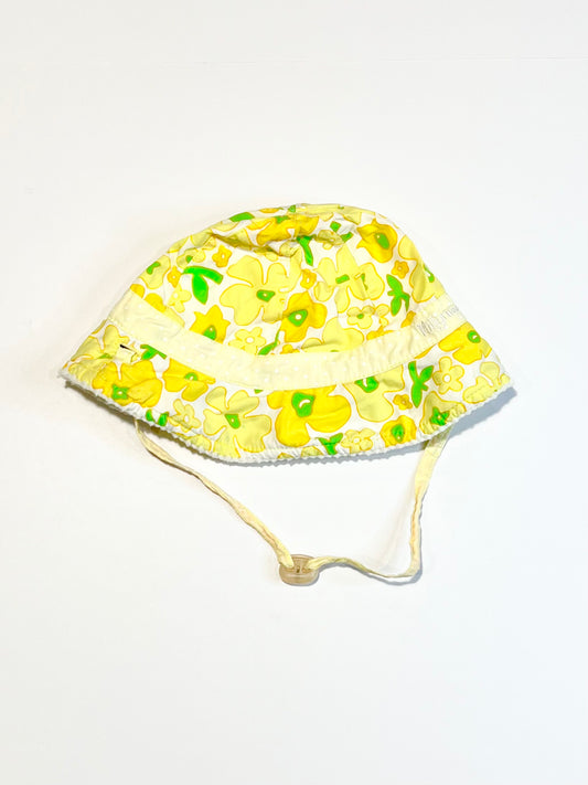 Floral sun hat - Size 12-24 months