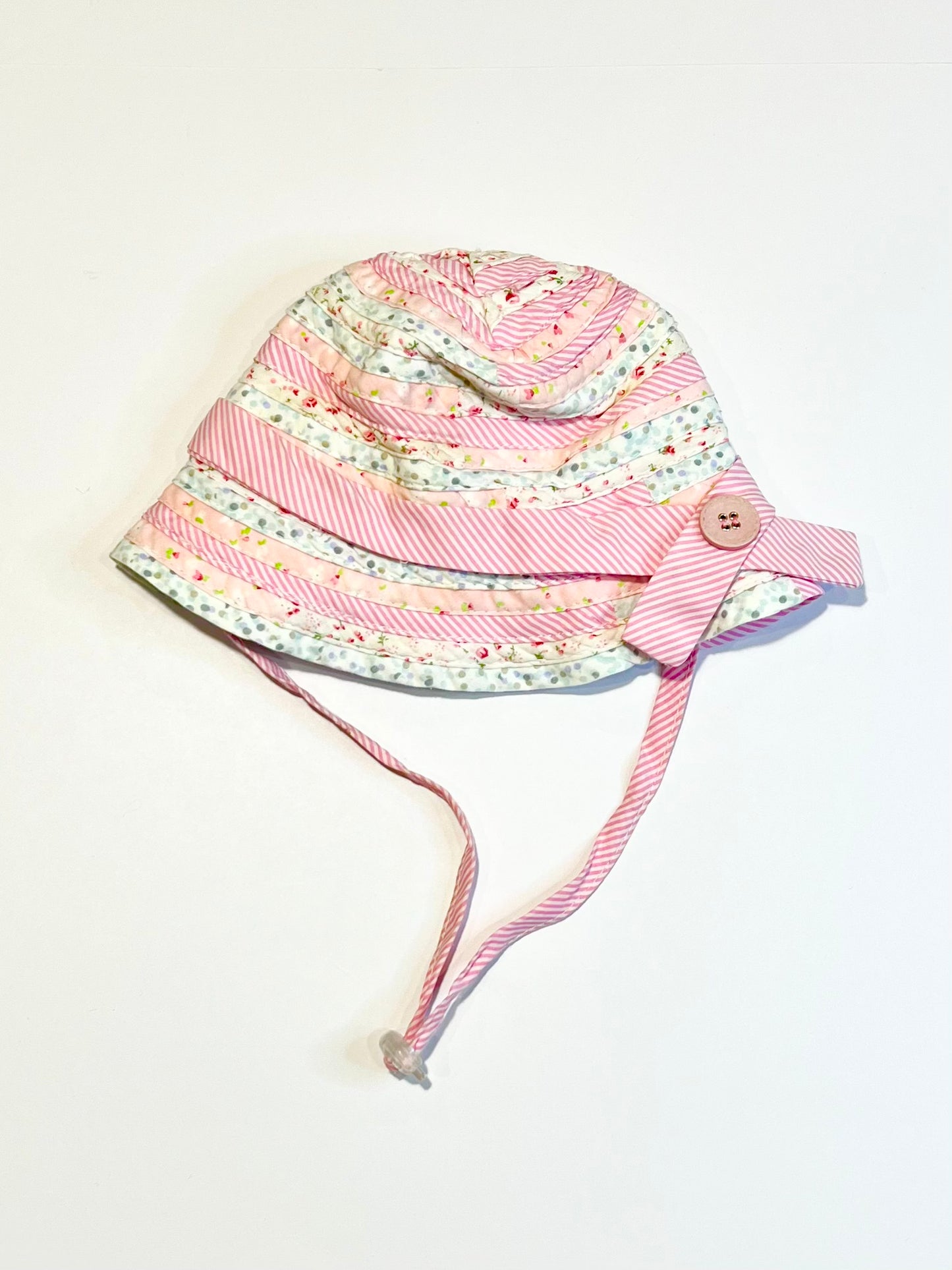 Striped sun hat - Suze 6-12 months