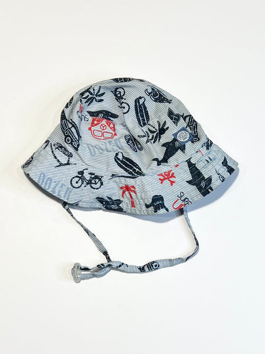 Reversible sun hat - Size 12-24 months