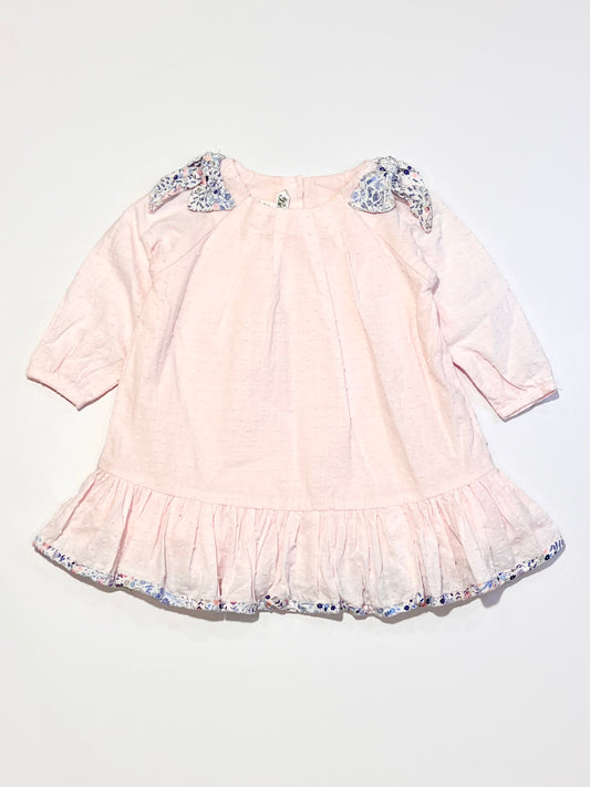 Pink cotton dress - Size 0