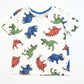 White dino tee - Size 2
