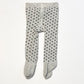 Grey spotty tights - Size 0