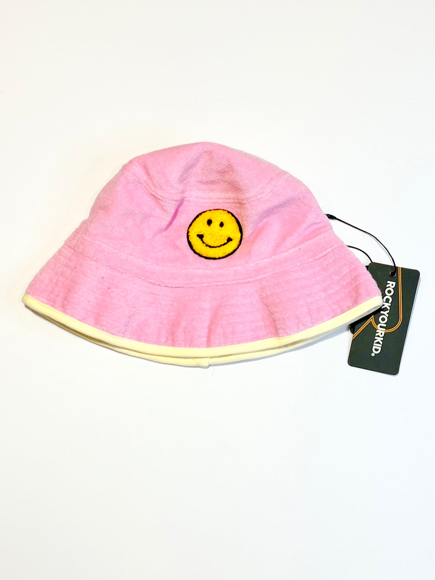 Pink terry hat brand new - Size small