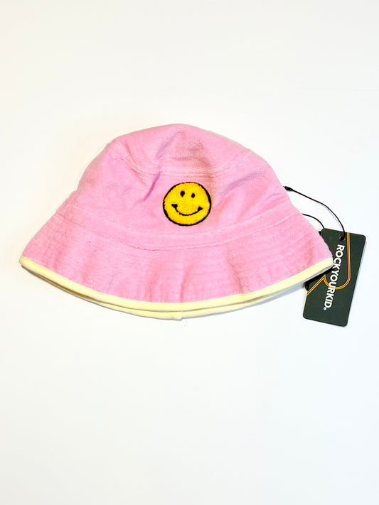 Pink terry hat brand new - Size small