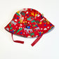 Red animals sun hat - Size 0-6 months