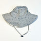 Grey palms sun hat - Size 4 years +