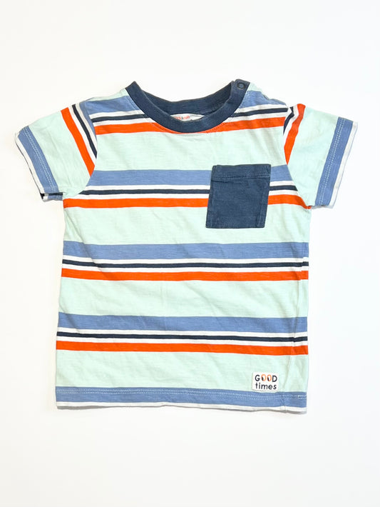 Striped pocket tee - Size 2