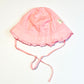 Pink sun hat - Size 0-8 months