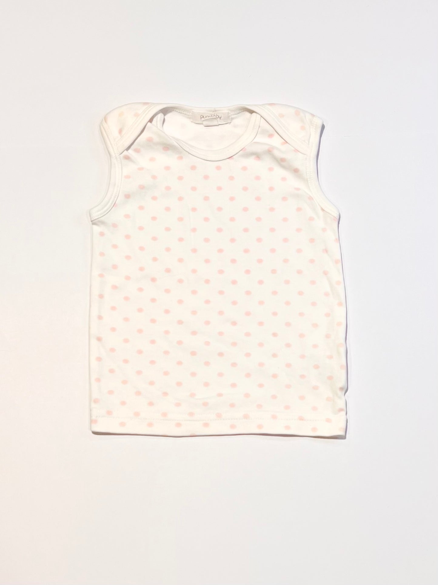 Pink spotty vest - Size 0