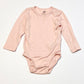 Pink ribbed bodysuit - Size 6-9 months
