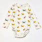 Ribbed cheetahs bodysuit - Size 9-12 months