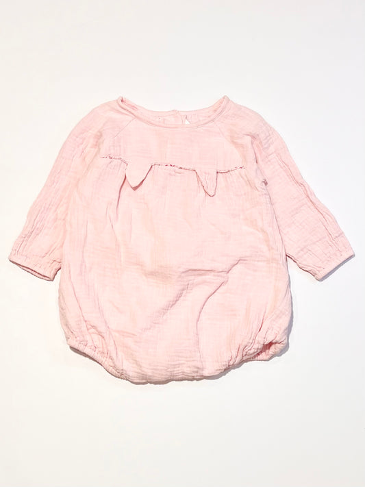 Pink bunny bodysuit - Size 0