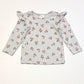 Ribbed floral top - Size 0