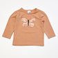Brown butterfly top - Size 0