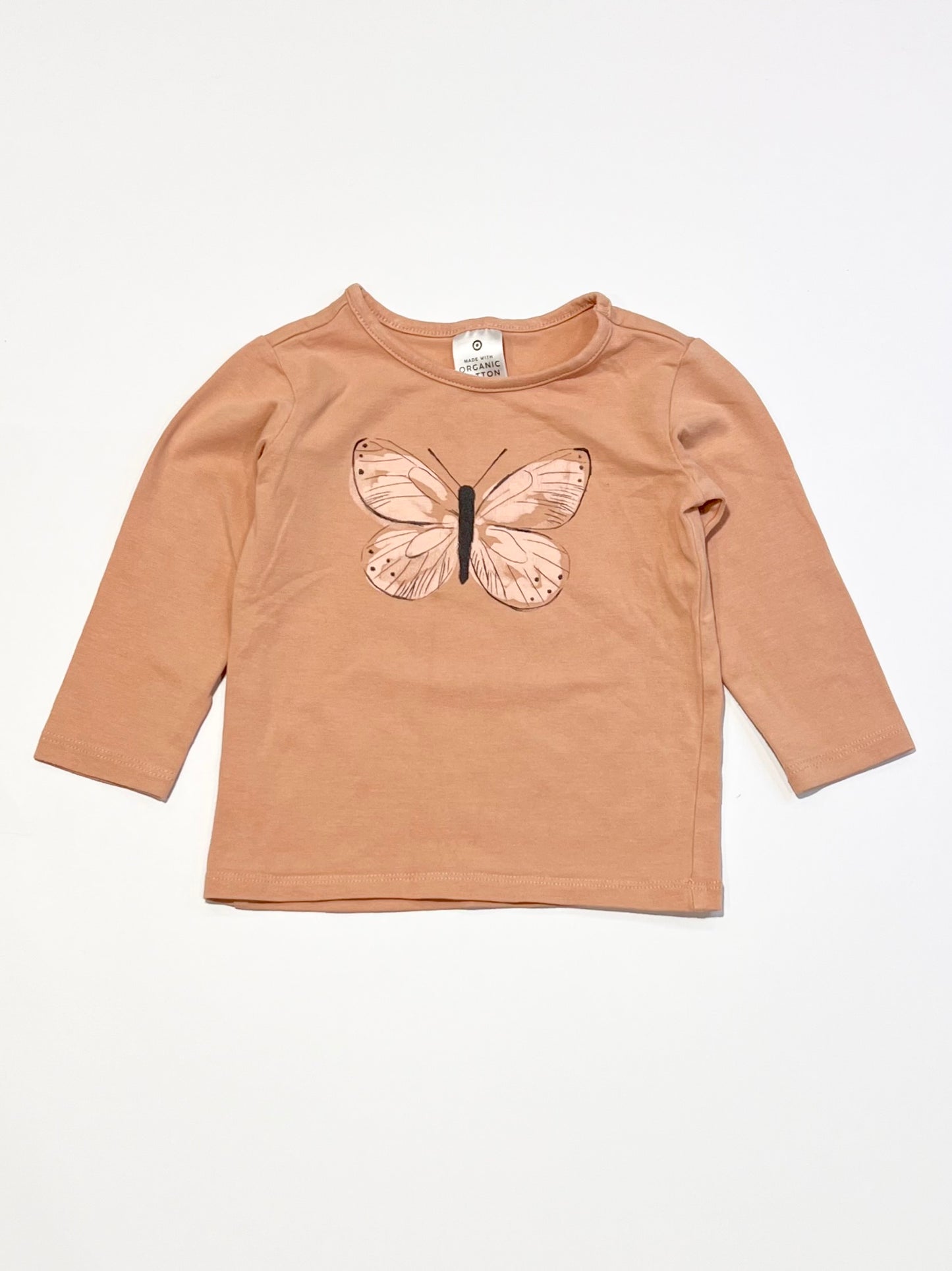Brown butterfly top - Size 0